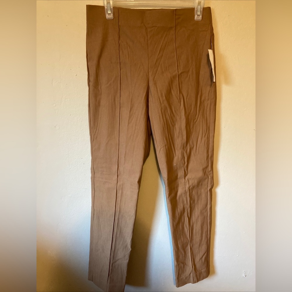 Ruby Rd beige dress pants stretch petite small new with tags
